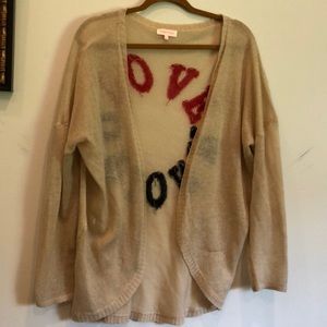 Long cardigan sweater